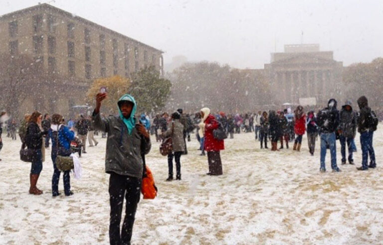 South Africa Experience Snowfall In Over Years