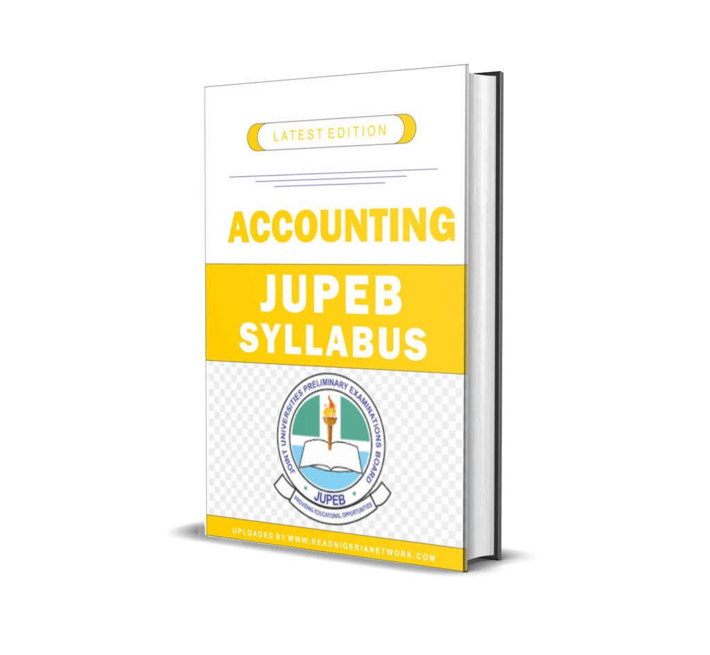 Accounting JUPEB Syllabus