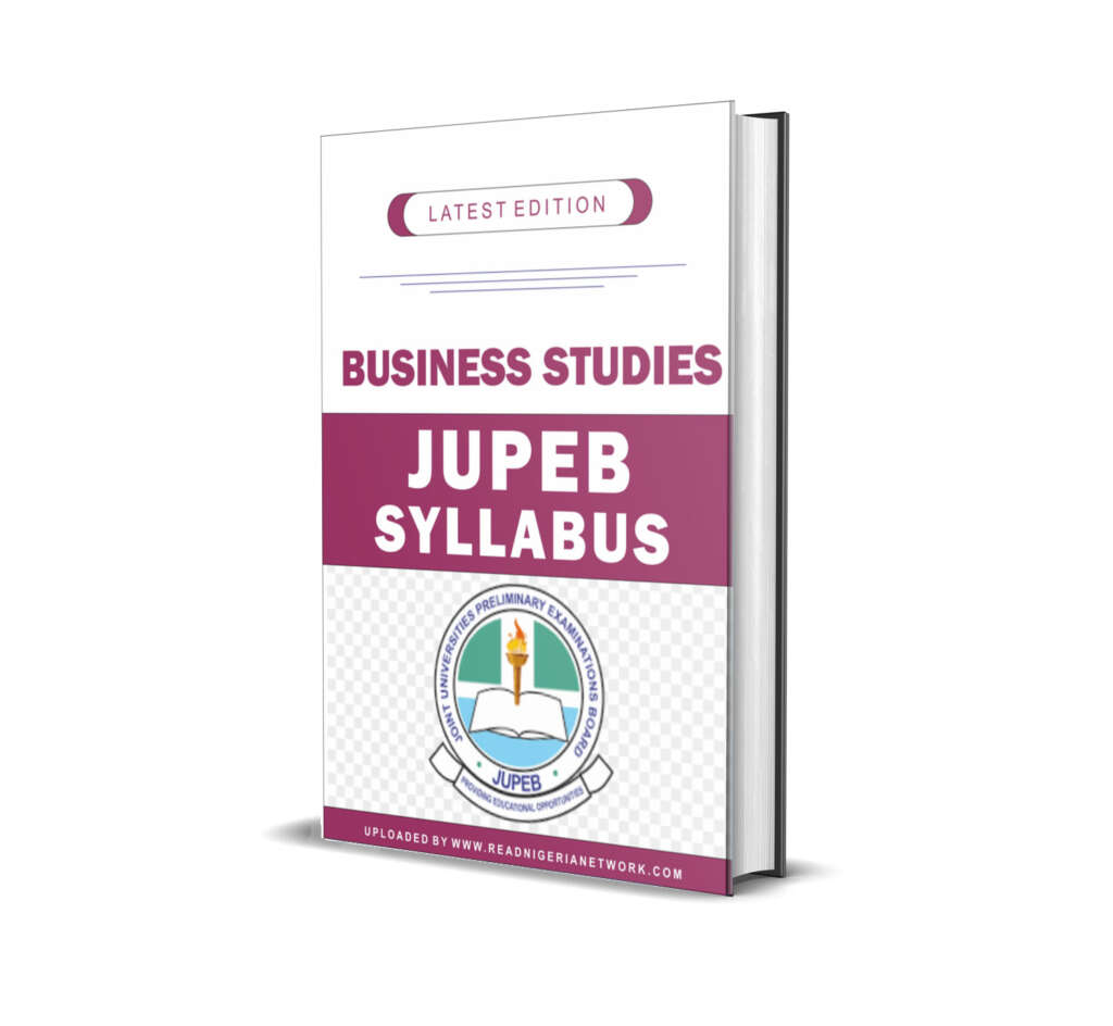 Business Studies JUPEB Syllabus