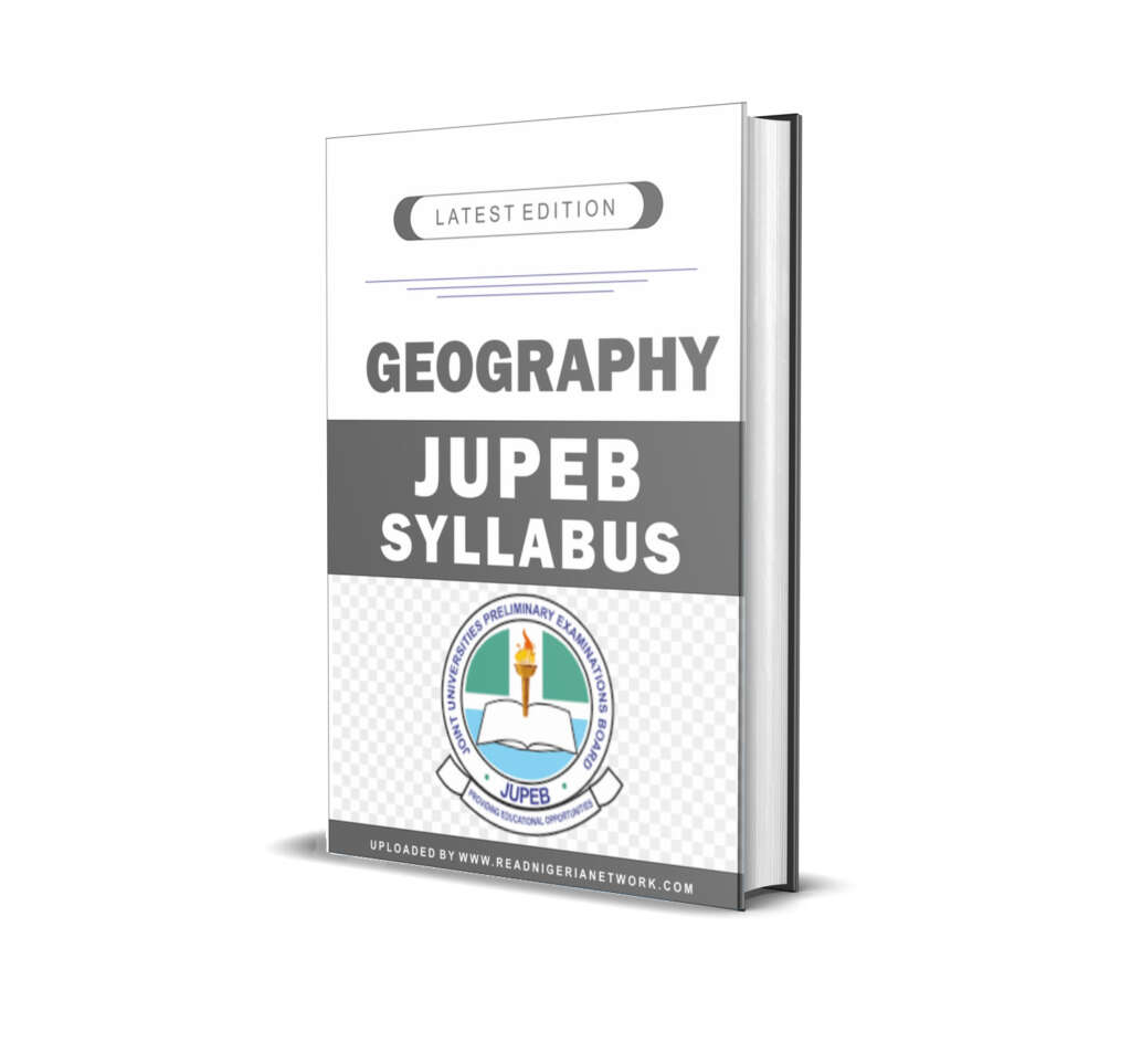 Geography JUPEB Syllabus