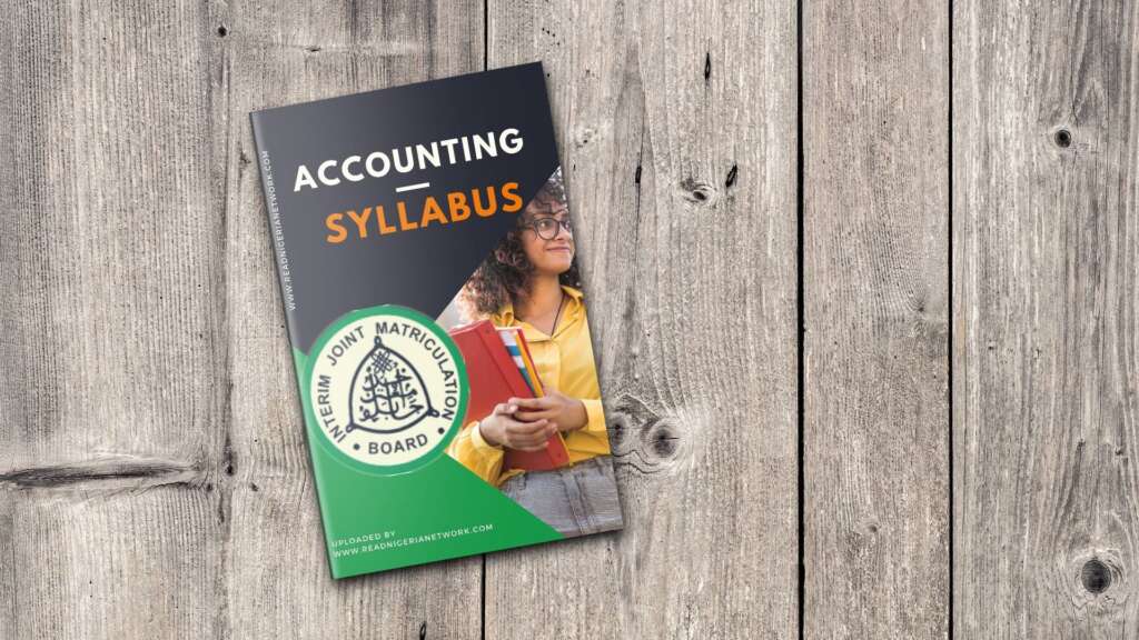 Accounting IJMB Syllabus