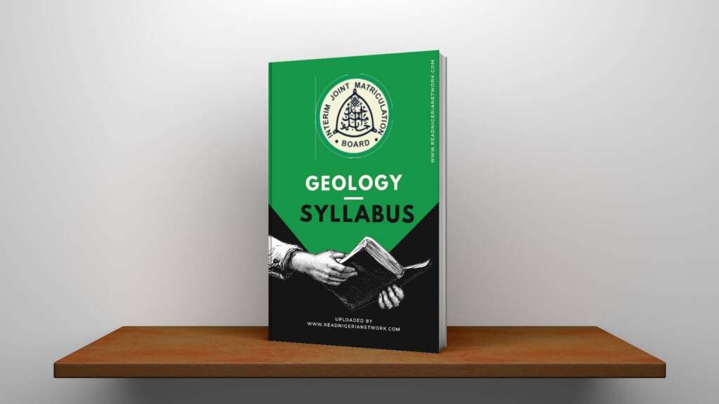 Geology IJMB Syllabus