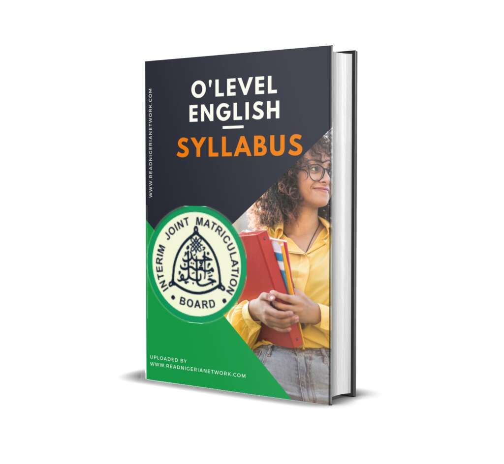 O'Level English IJMB Syllabus