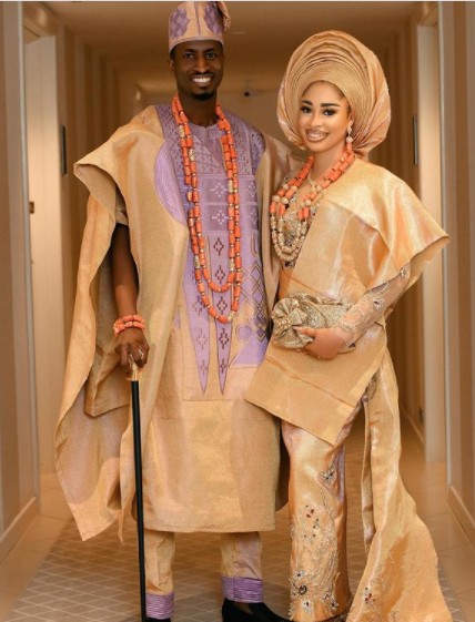 Super Eagles’ striker, Olayinka and Nollywood actress Yetunde hold wedding introduction