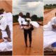 Nigerian Couple celebrates honeymoon in the mud in viral photos