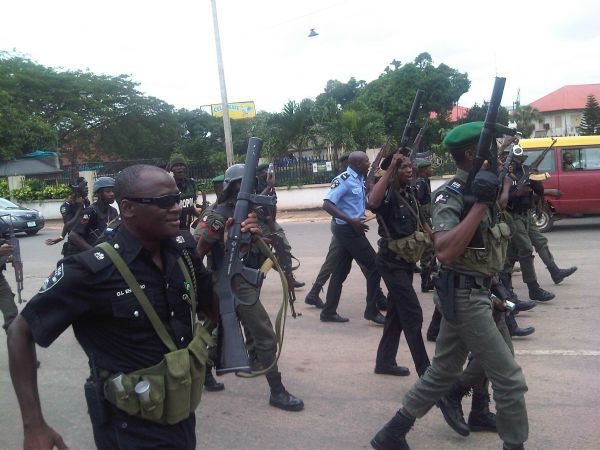 Police kill four unknown gunmen as they burn INEC office in Anambra