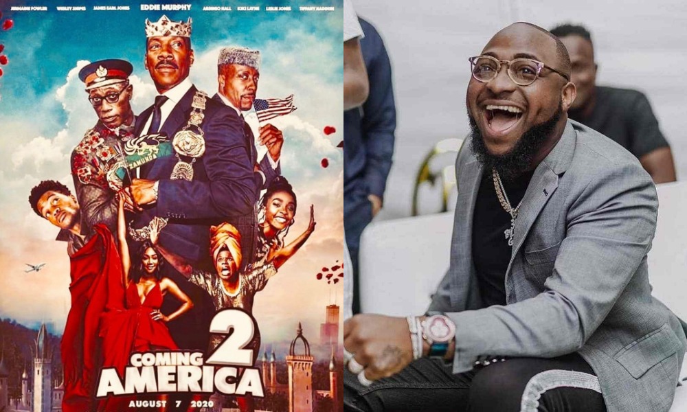 Fans overwhelmed by Davido's cameo feature in Coming 2 America