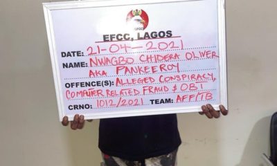 Instagram comedian, Pankeeroy arrested by EFCC for alleged Internet Fraud