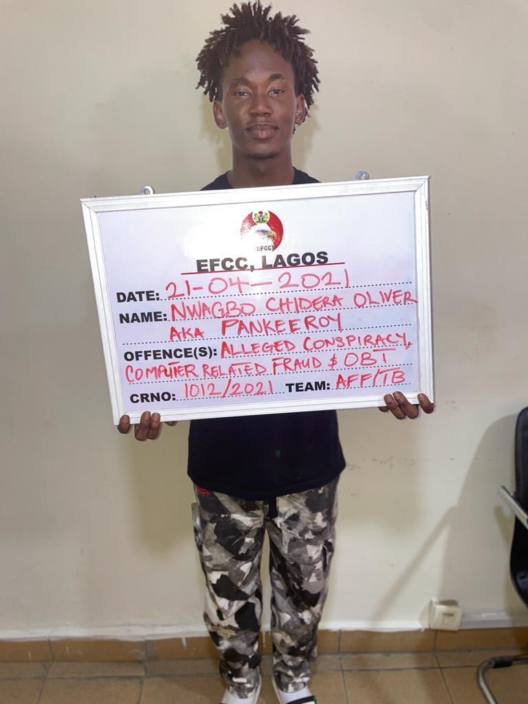 Instagram comedian, Pankeeroy arrested by EFCC for alleged Internet Fraud