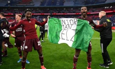 Nigerians celebrate Iheanacho as Leicester City wins first FA Cup final against Chelsea