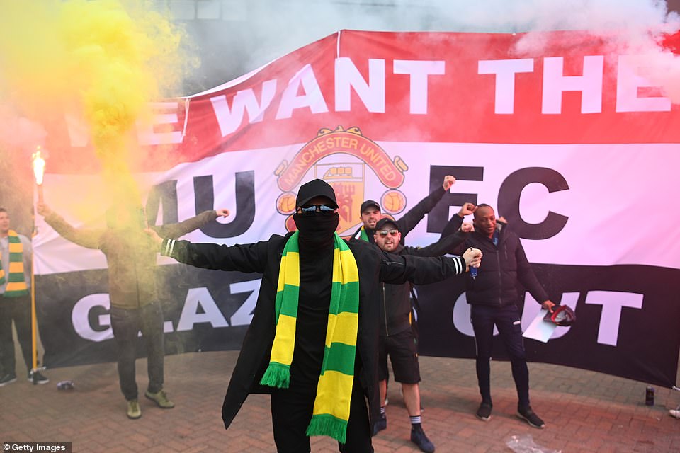 Manchester fan protest