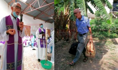 Catholic Priest Returns Home with Only Two Bags after 53 Years of Service