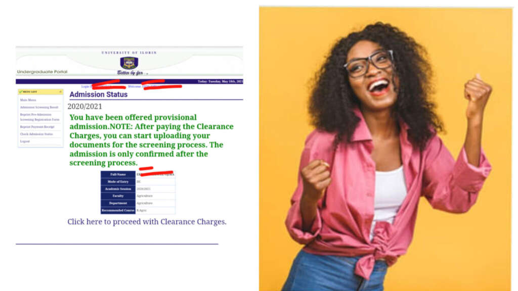 Unilorin Admission List