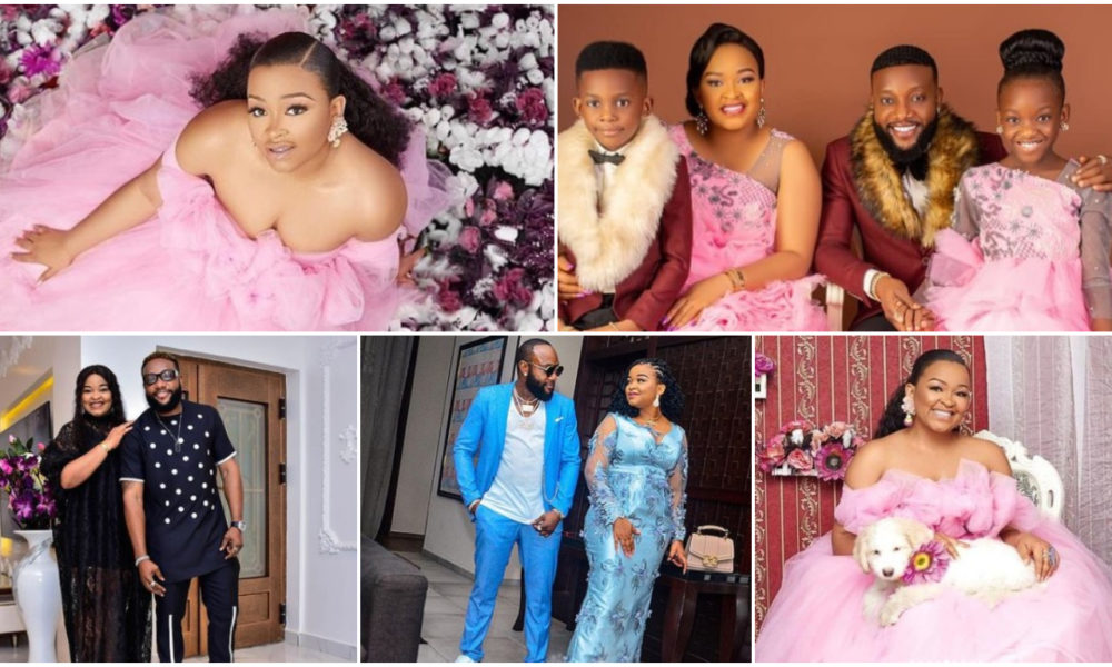 Musician kcee shares beautiful family photos mark wife's birthday stirs ...