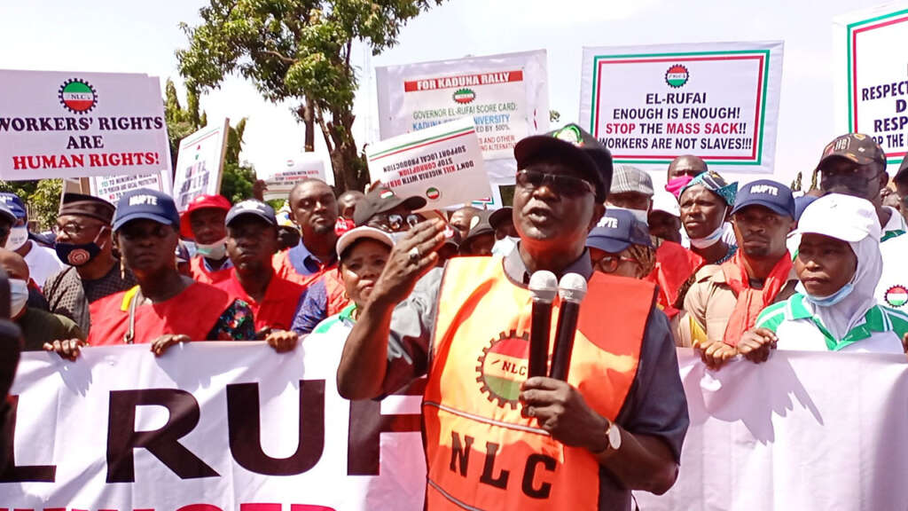 JUST IN: NLC suspends warning strike in Kaduna