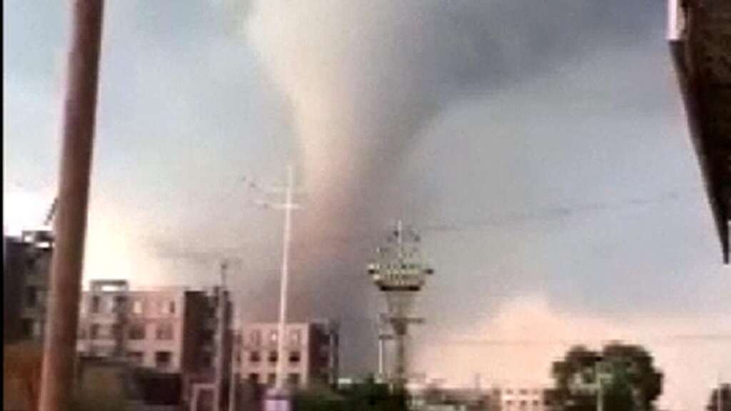 Ten feared dead, 300 injured others missing as tornado hits China