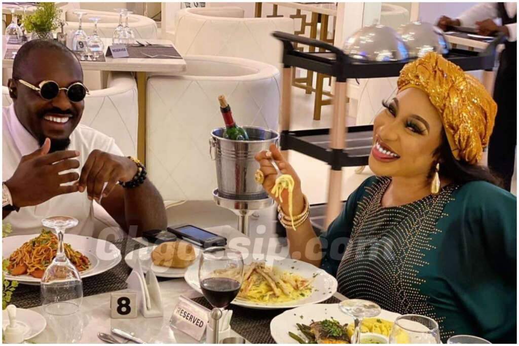 Tonto Dikeh and Jim Iyke go out on a date