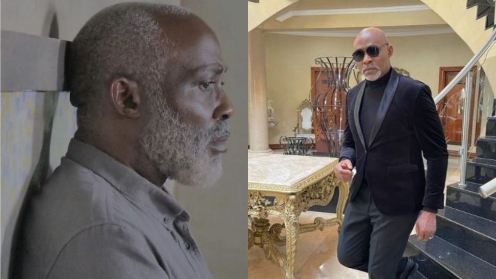 Actor Richard Mofe-Damijo in sorrow