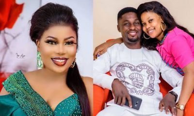 Toyin Abraham’s ex-husband, Adeniyi Johnson, celebrates his wife with sweet words