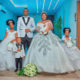 ChaCha Eke and her husband celebrate 8th wedding Anniversary with four babies