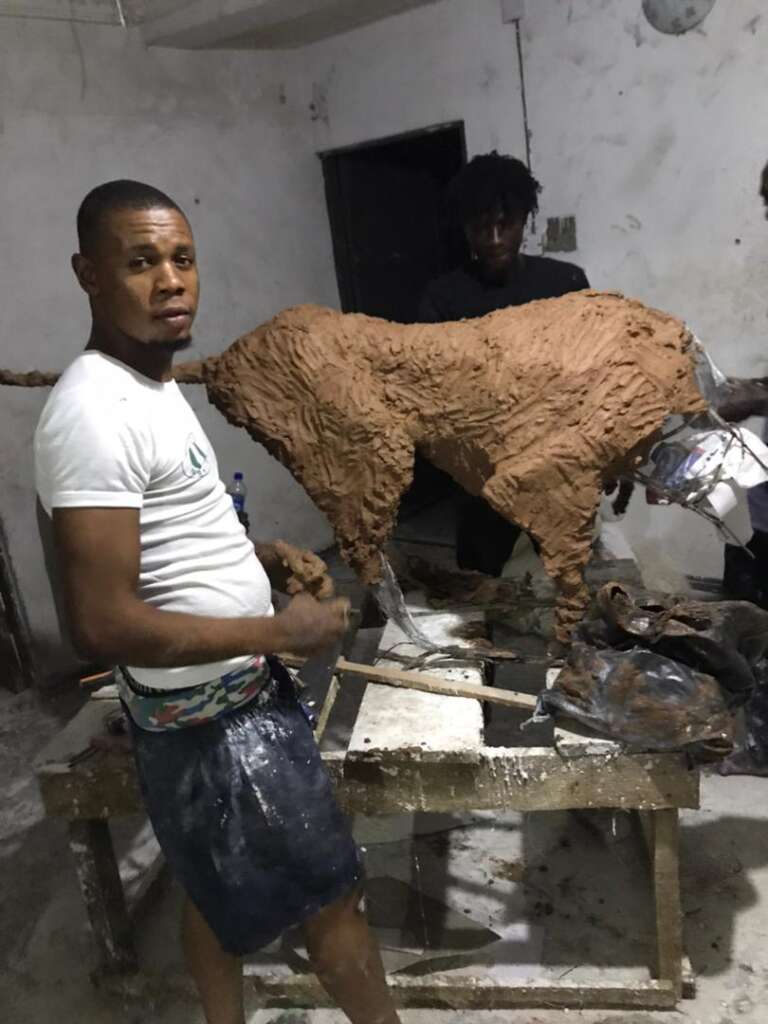 INTERVIEW: MEET OMOJOLA EMMANUEL; A RENOWNED SCULPTOR IN NIGERIA