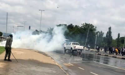 Breaking: Police Tear-Gas June 12 Protesters In Abuja