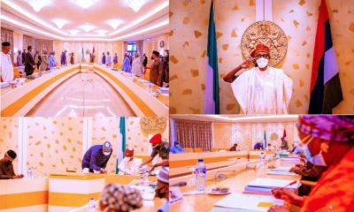 Photos: President Buhari presides over weekly FEC meeting