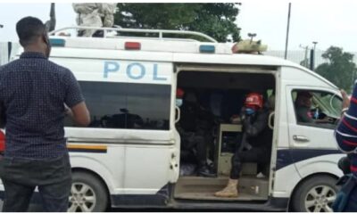 Breaking: Security Operatives Take Over Lagos Protest Ground
