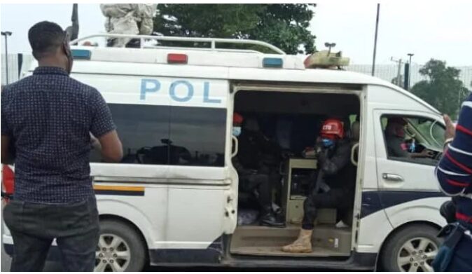 Breaking: Security Operatives Take Over Lagos Protest Ground