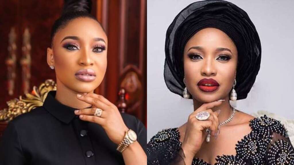 After 19 years, actress Tonto Dikeh finally reconnects with her school father