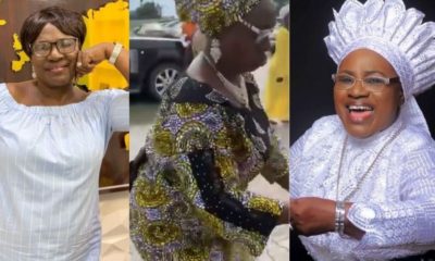 Veteran actress Iya Rainbow shows off dance steps at a party