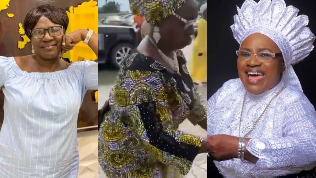 Veteran actress Iya Rainbow shows off dance steps at a party