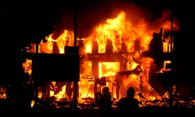 JUST IN: Hoodlums attack, set ablaze INEC office in Imo