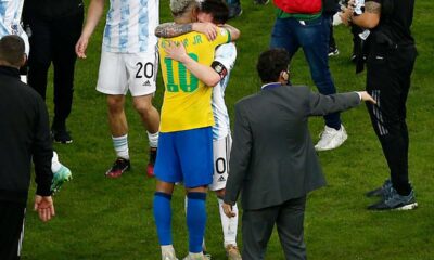 #CopaAmericaFINAL: Sensational moment when crying Neymar hugs Messi