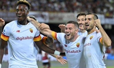 Tammy Abraham shows Chelsea may regret selling him as he scores first AS Roma goal against Salernitana