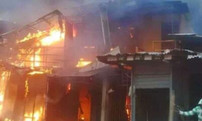 15 shops burnt to ashes in Kwara State inferno