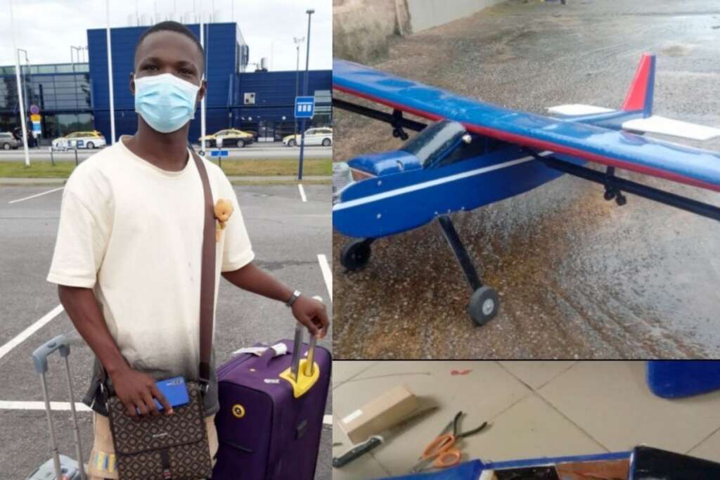 Finland Firm hires 22 year-old Nigerian Who Makes Drone, After Seeing Him On Social Media.