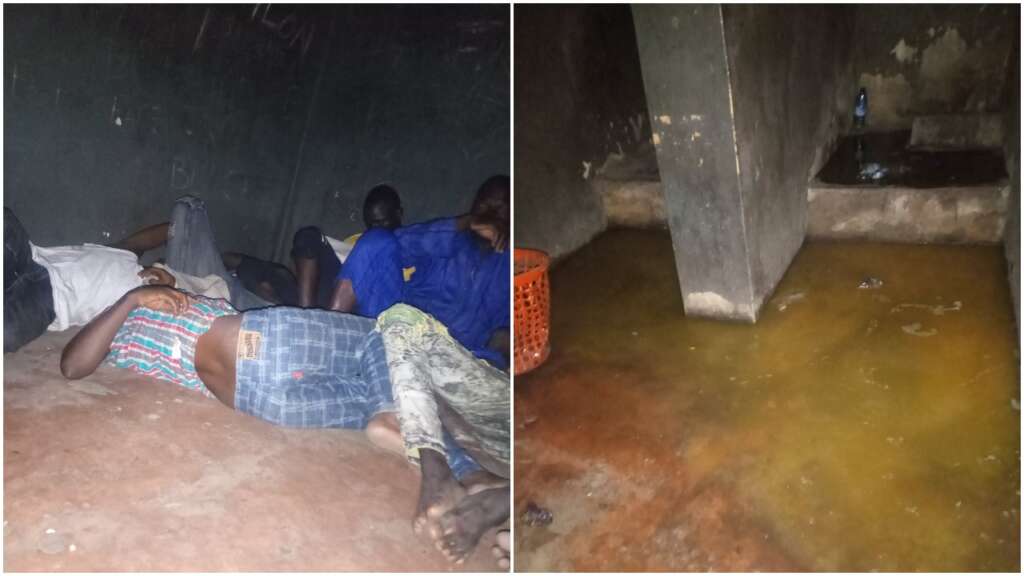 Nigerians react as police locked innocents in stinky prison