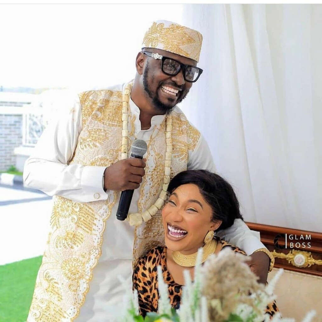 Fake News: Tonto Dikeh’s Fiance, Prince Kpokpogri Debunks Viral Voice Note