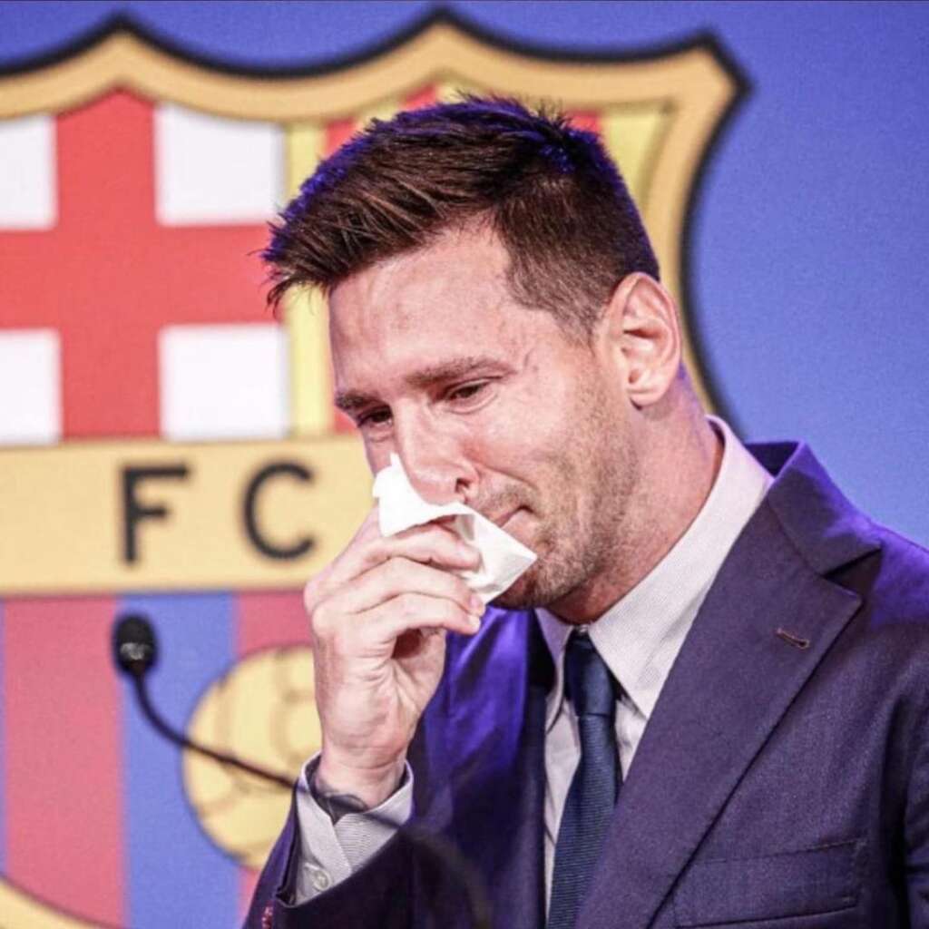 Losing To Chelsea Is My Only Regret In Barcelona Messi In Tears After Emotional Goodbye 1116