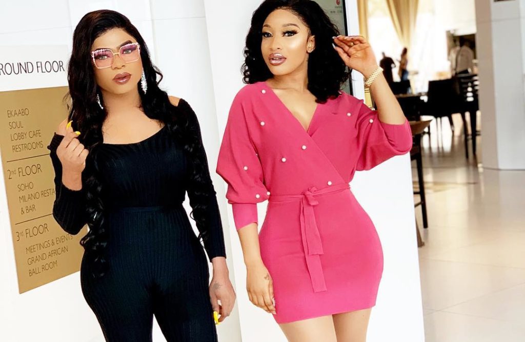 Bobrisky Apologizes To Tonto Dikeh For Calling Her Out