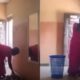 Outrage as Ghanaian woman caught stealing from church offering(VIDEO)