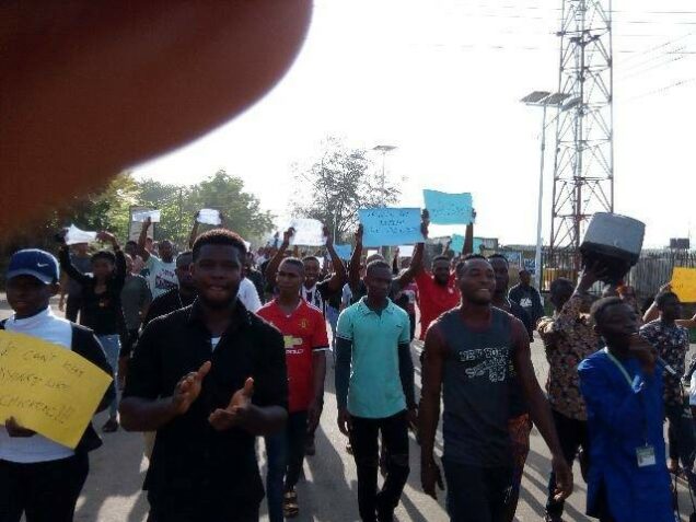 We want to graduate and be Corpers, not corpses, Abia students protesting bewail