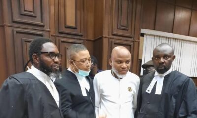 JUST IN: Court adjourned Nnamdi Kanu's trial indefinitely