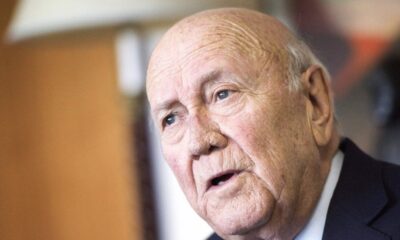 Former apartheid president of South Africa FW de Klerk dies at 85