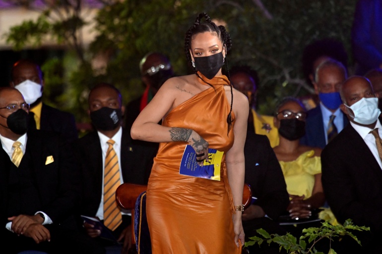 Rihanna declared a 'national hero' as Barbados celebrates becoming a Republic