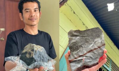 Indonesian Man Becomes A Millionaire After A Meteorite Stone Worth $1.8 Million Crashes Through His Roof