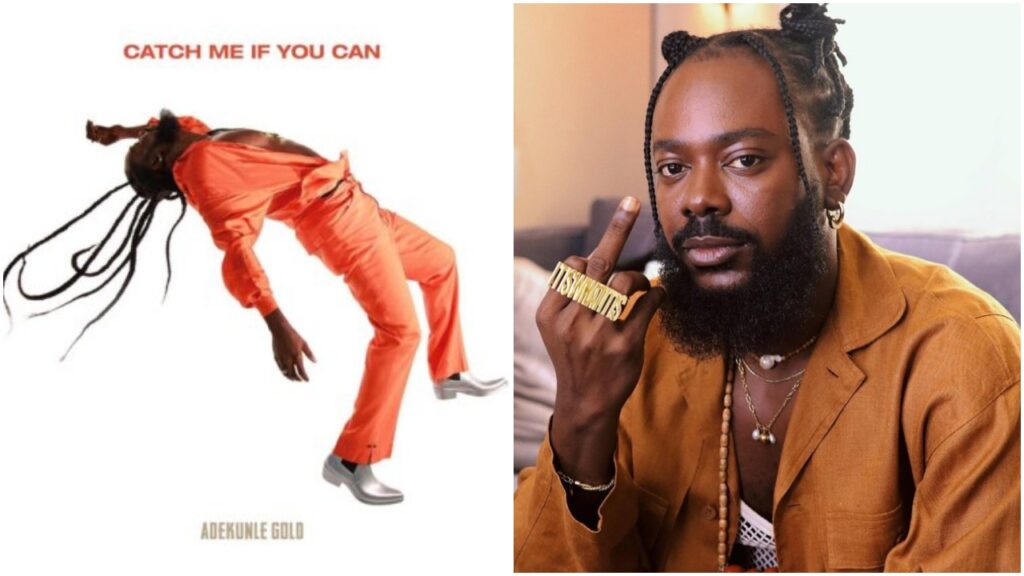 Adekunle Gold announces his new album, 'Catch Me If You Can'