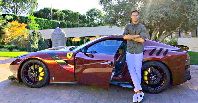 Check out Cristiano Ronaldo's Super cars Garage Worth £18m