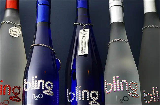Most Expensive bottled water in the World - Bling H20
